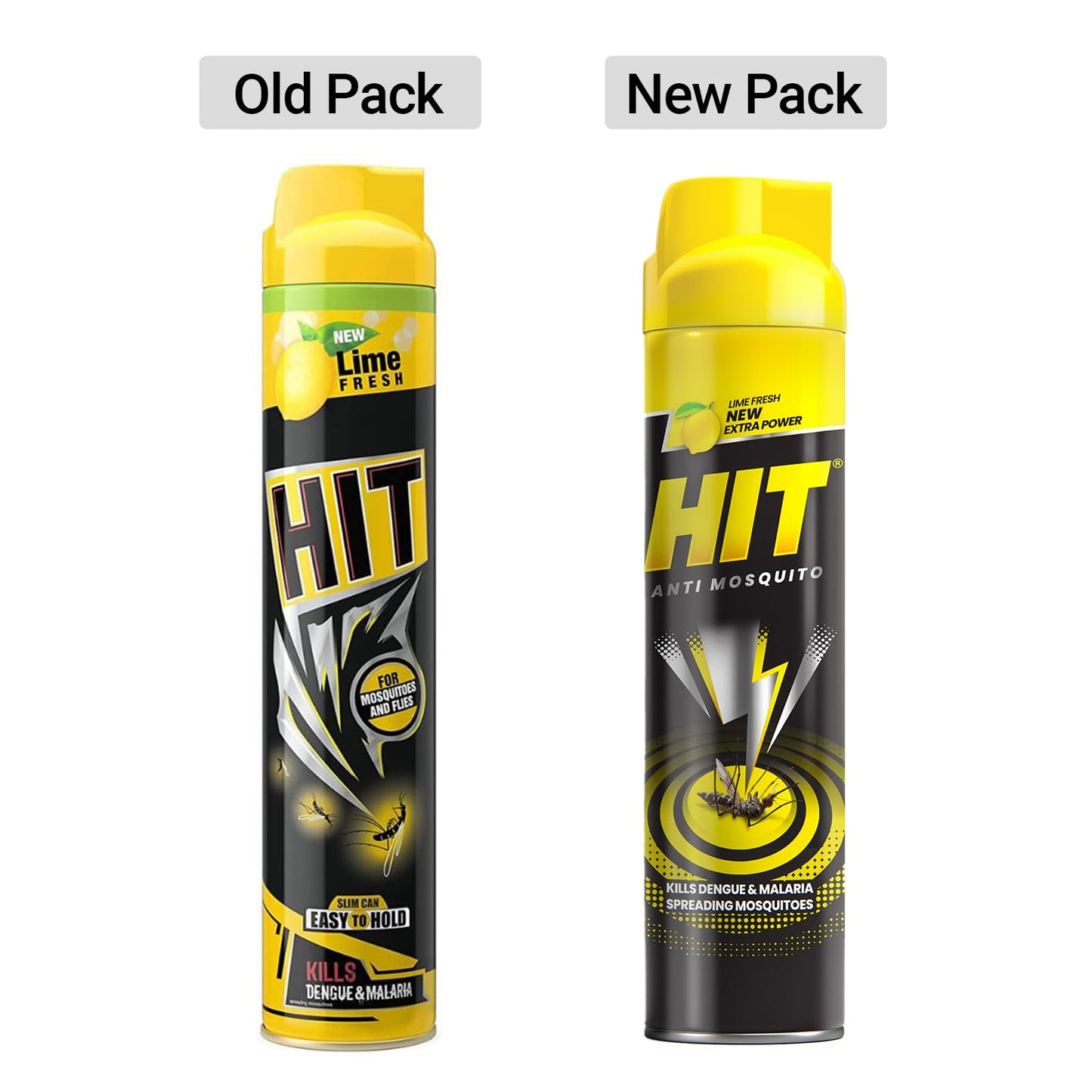 HIT Flying Insect Killer - Mosquito & Fly Killer Spray (400ml) | Lime Fragrance | Instant Kill | Protection from Dengue & Malaria | Pack of 1
