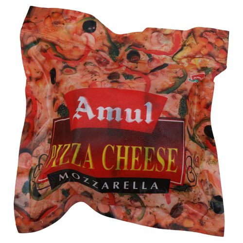 Amul Pizza Cheese - Mozzarella, 200 g Pouch