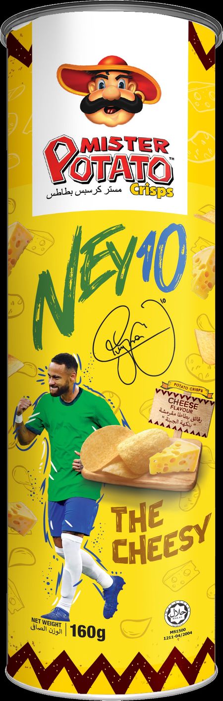 10x Mister Potato Chips Cheese - Pack of 10 - 160G