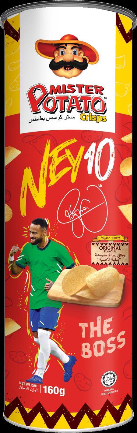 10x Mister Potato Chips Original - Pack of 10 - 160 g