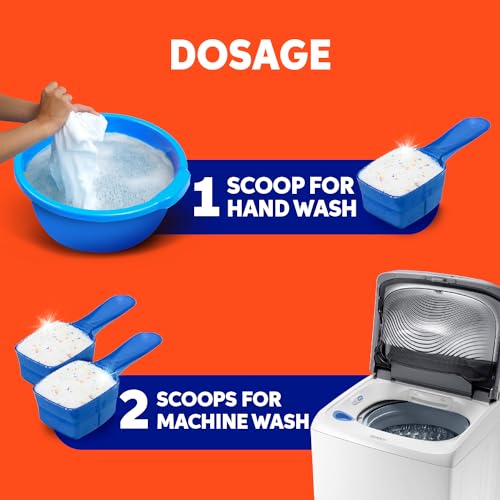 Tide Plus Detergent Washing Powder with Extra Power Lemon and Mint Pack - 500 g