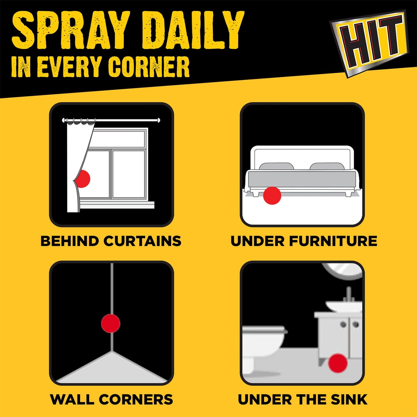 HIT Flying Insect Killer - Mosquito & Fly Killer Spray (400ml) | Lime Fragrance | Instant Kill | Protection from Dengue & Malaria | Pack of 1